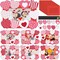24-Pack Valentine’s Day DIY Picture Frame Craft Kit – Foam Heart Photo Frames with Stickers for Kids, Classroom Activities, Party Favors, and Valentine’s Day Gifts